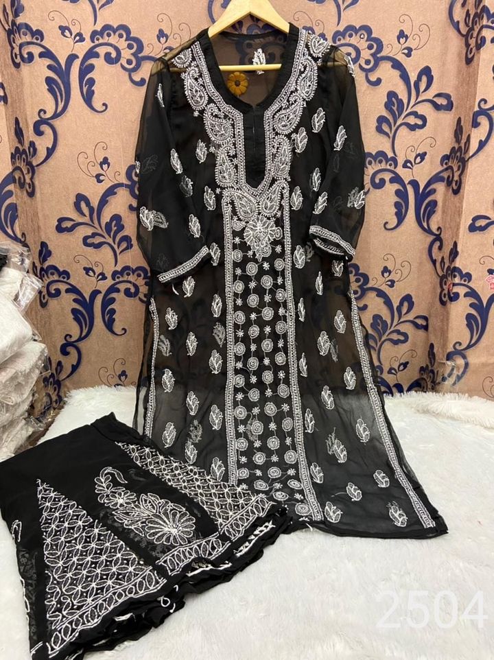 Georgette_Front_Panel_chikankari_kurti