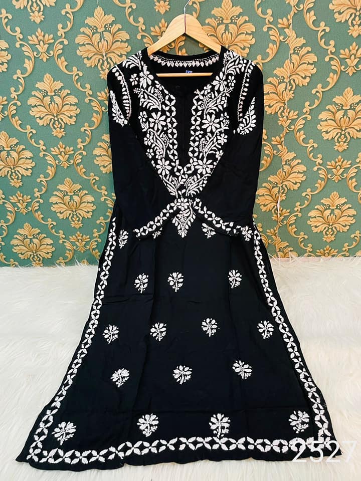 rayon_cotton_gala_buti_chikankari_kurti