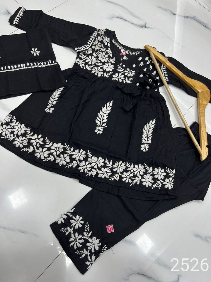 kids_collection_chikankari__angrakha_style__pcs_full_set_kurti_pant_dupatta