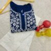 lucknawi_chikankari_rayon_handwork_ghass_patti_kurti_with_cotton_chikankari_handwork_bhakhya_pant