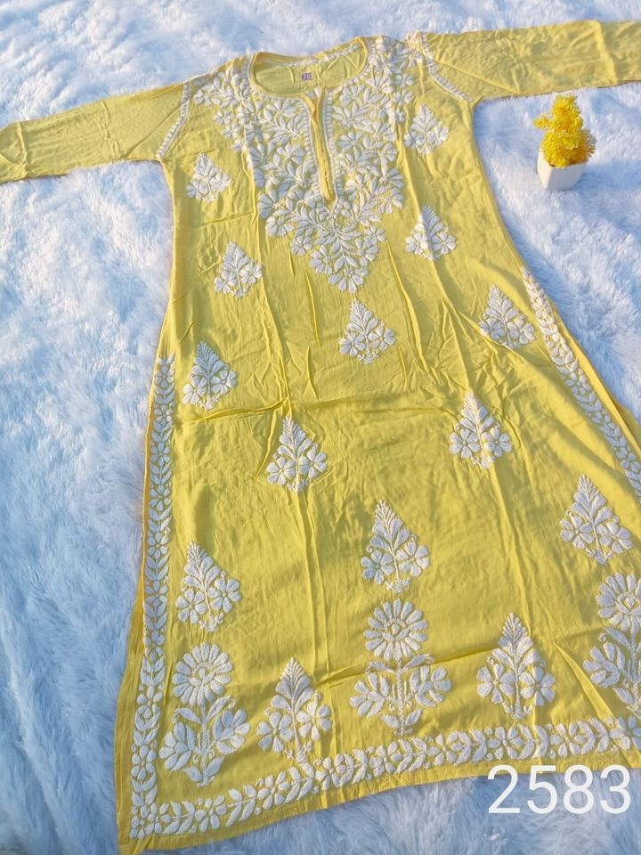 Exclusive_lucknowi_chikankari_modal_kurti