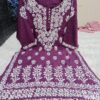Exclusive_modal_fine_work_chikankari__kurti_with_rayon_plazo