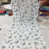 New_premium_segment_Non_transparent_voil_chikankari_cotton_print_gala_buti_kurti