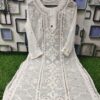 Georgette_panel_chikankari_kurti_with_gota_work
