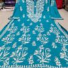 Premium_modal_heavy_ghaspatti_embroidery_work_kurti_chikankari