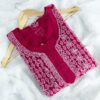 Georgette_yok_panel_design_work_chikankari_kurti