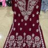 Lucknowi_chikankari_modal_daman_buta_chikankari_kurti