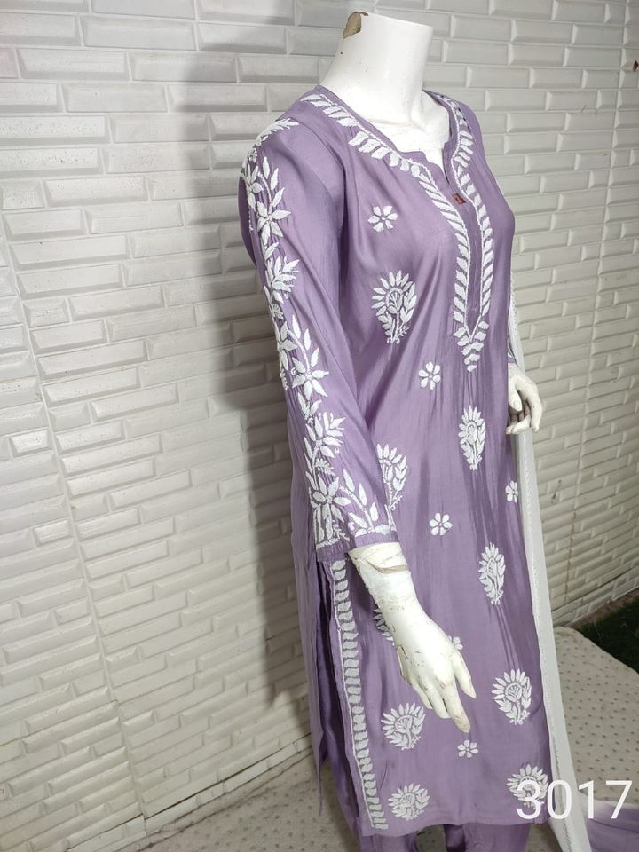 modal_silk_chikankari_kurti