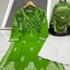 Pintex_cotton_chikankari_kurti