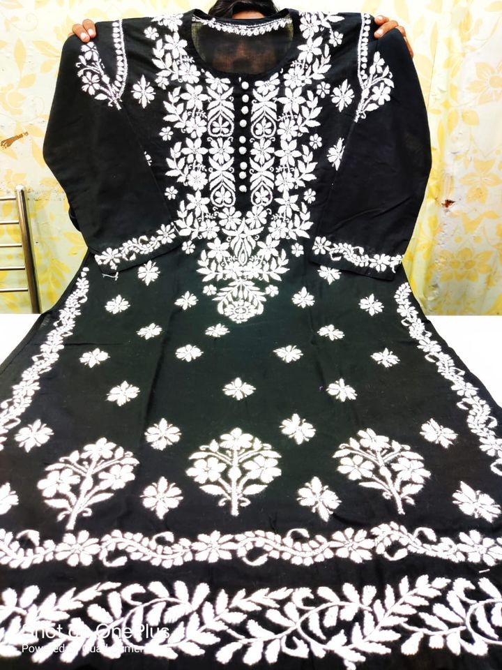 Cotton_chikankari_kurti_with_plazo_ghaspatti__embroidery_work_set