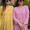 *Premium_Modal_Silk_Kurti_Garara_Set*