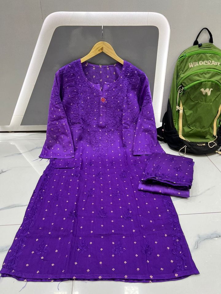 Chanderi_kurti_with_plazo_set