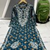 Lucknowi_chikankari_mul_mul_cotton_printed_kurti