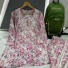 Lucknowi_chikankari_mul_mul_cotton_printed_kurti_with_dhoti_set