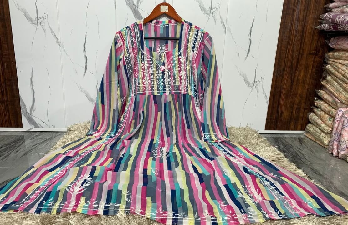 Georgette_printed_frock