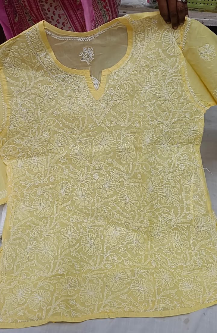 Teri_voil_cotton_jaal_short_top