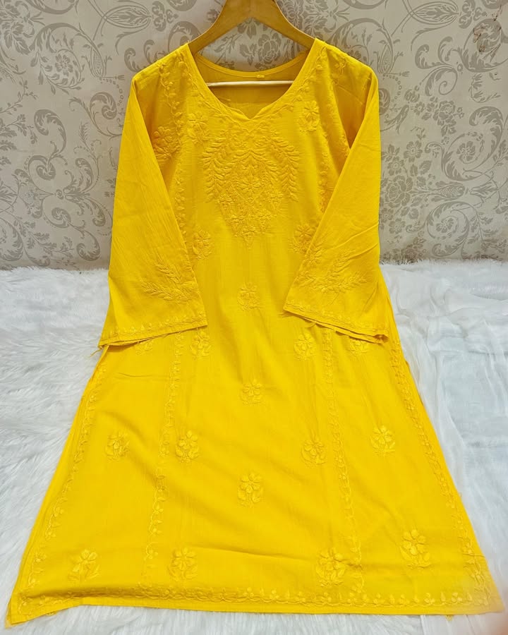 Lucknowi_chikankari_soft_mul_mul_cotton_dyed_kurti